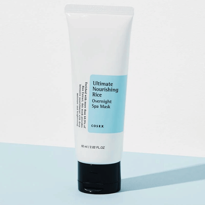 COSRX Ultimate Nourishing Rice Overnight Spa Mask 60 ml μάσκα νύχτας με εκχύλισμα ρυζιού για έντονη ενυδάτωση και λάμψη