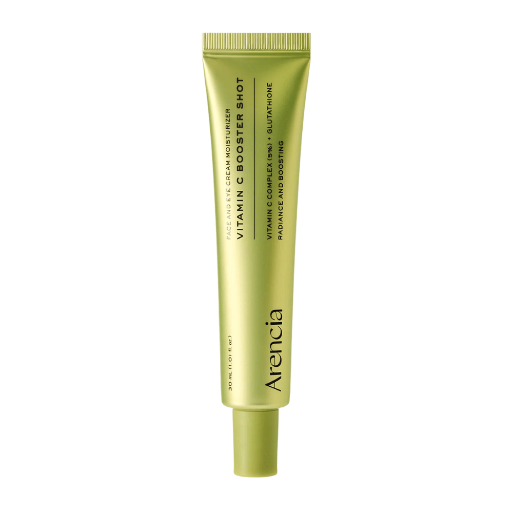 Arencia Vitamin C Booster Shot 30 ml - κορεάτικος ορός βιταμίνης C με γλουταθειόνη που δίνει λάμψη, εξομαλύνει τον τόνο του δέρματος και ενισχύει τον φραγμό του δέρματος