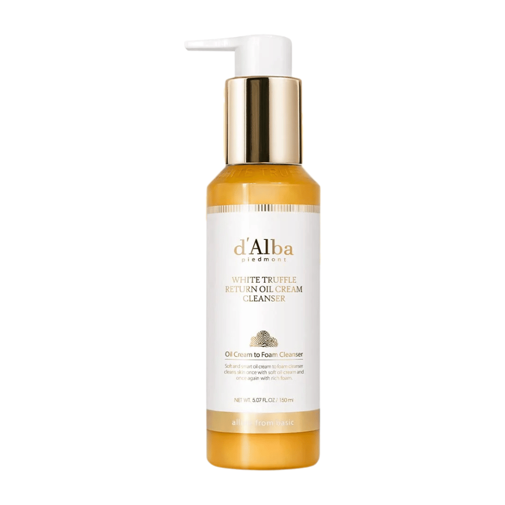d'Alba White Truffle Return Oil Cream Cleanser είναι μια θρεπτική και ενυδατική κρέμα καθαρισμού με εκχύλισμα λευκής τρούφας. Η καινοτόμος φόρμουλα μετατρέπεται από κρέμα σε αφρό, παρέχοντας βαθύ καθαρισμό ενώ διατηρεί τη φυσική ισορροπία υγρασίας του δέρματος.