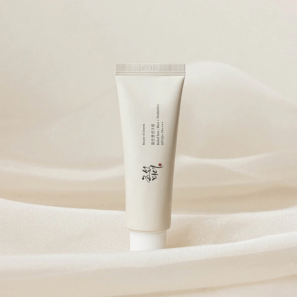 Beauty of Joseon Relief Sun SPF50+ PA++++ 50ml – δημοφιλές κορεάτικο αντηλιακό με ελαφριά υφή, εκχύλισμα ρυζιού και προβιοτικά για όλους τους τύπους δέρματος.