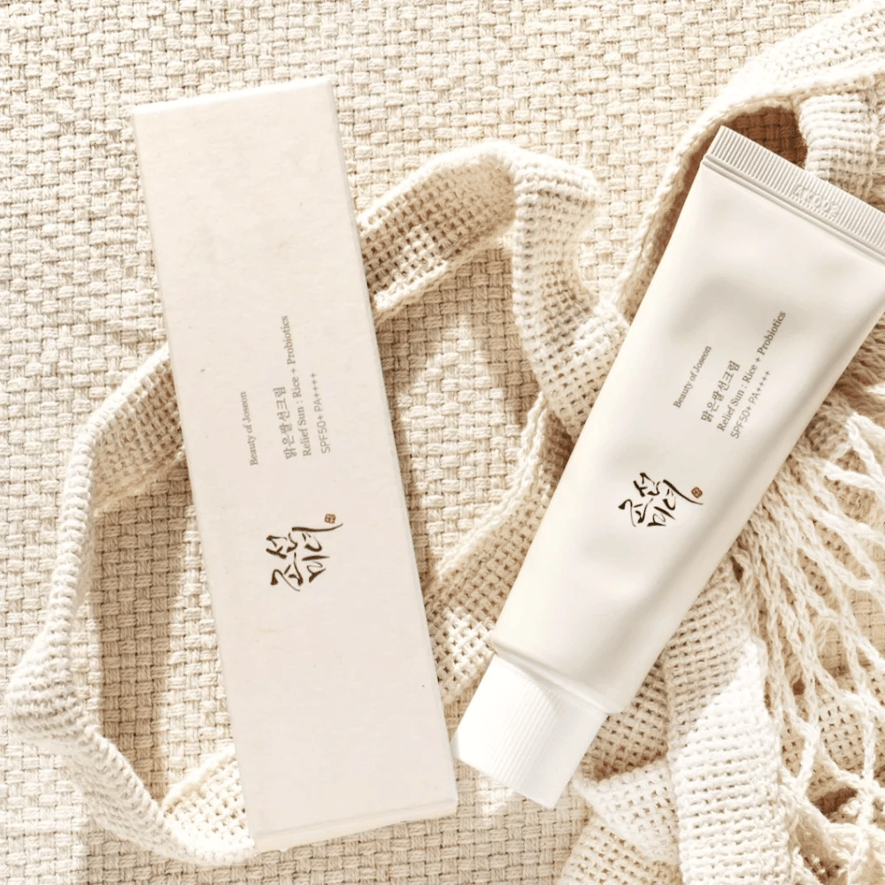 Beauty of Joseon Relief Sun SPF50+ PA++++ 50ml – ελαφρύ αντηλιακό με εκχύλισμα ρυζιού και προβιοτικά για καθημερινή προστασία από τον ήλιο και ενυδάτωση.