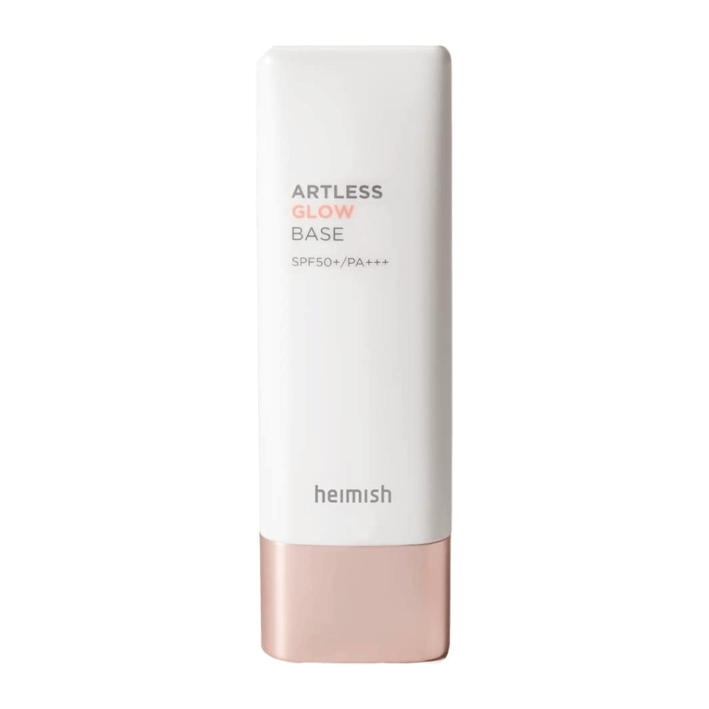 Ένα φωτεινό σωληνάριο των heimish Artless Glow Base SPF 50+ PA+++ 40ml.