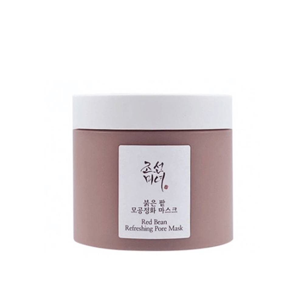 Ένα βάζο με Beauty of Joseon Red Bean Refreshing Pore Mask 140ml σε λευκό φόντο.