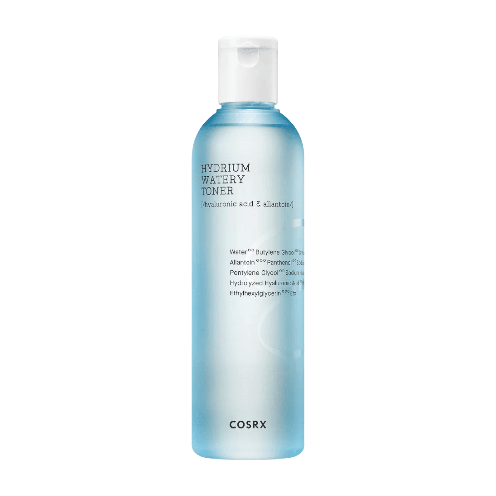 COSRX Hydrium Watery Toner 150ml με υαλουρονικό οξύ για ενυδατική περιποίηση δέρματος.