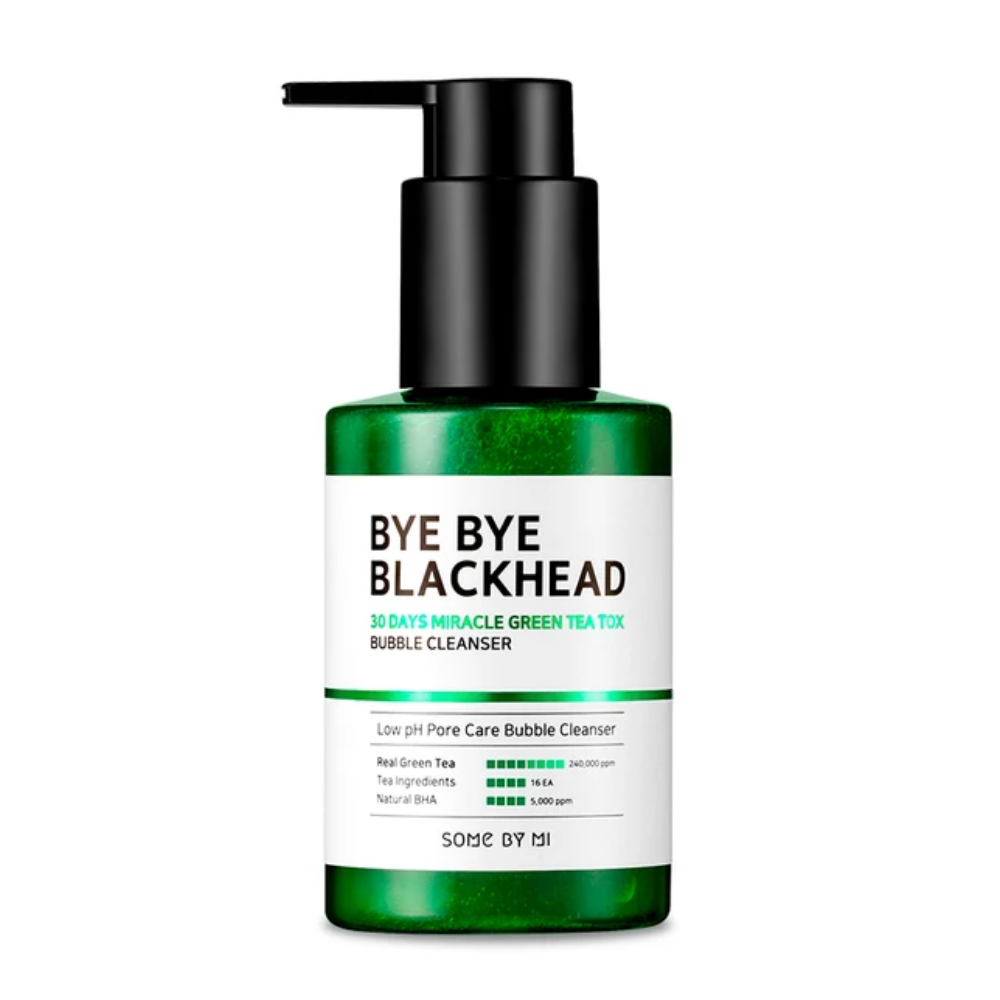 Bye Bye Blackhead 30 Days Miracle Green Tea Tox Bubble Cleanser 120g από SOME BY MI για περιποίηση δέρματος.