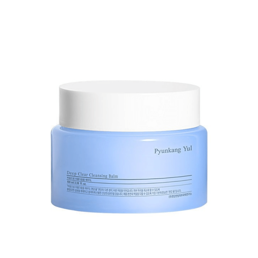Ένα βάζο Pyunkang Yul Deep Clear Cleansing Balm 100ml σε λευκό φόντο.
