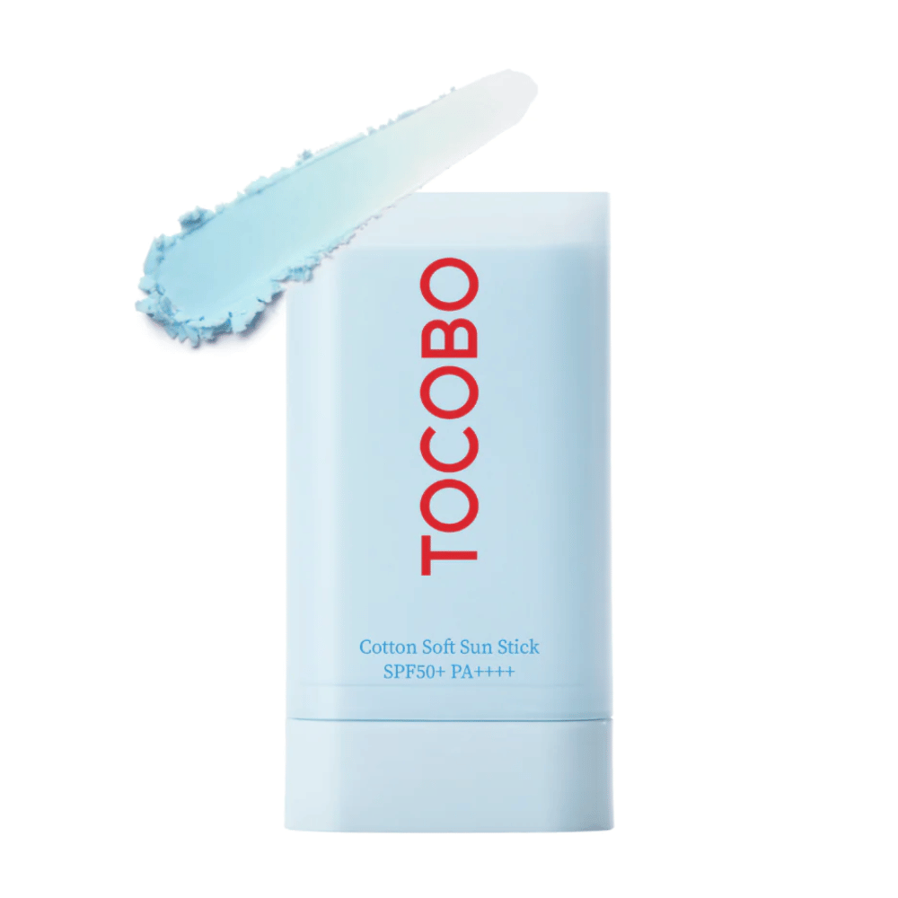 Ένα σωληνάριο με TOCOBOs Cotton Soft Sun Stick SPF50+ PA++++ 19g.
